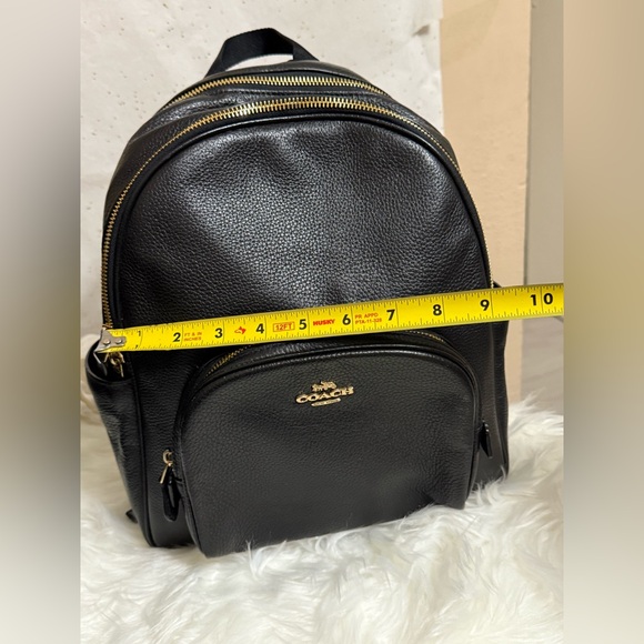 Coach Black Leather Backpack - Picture 13 of 13
